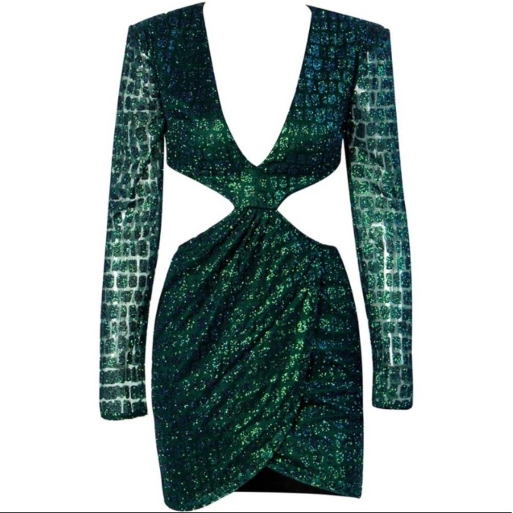 Open back Cross glitter glued Material Slim NWT